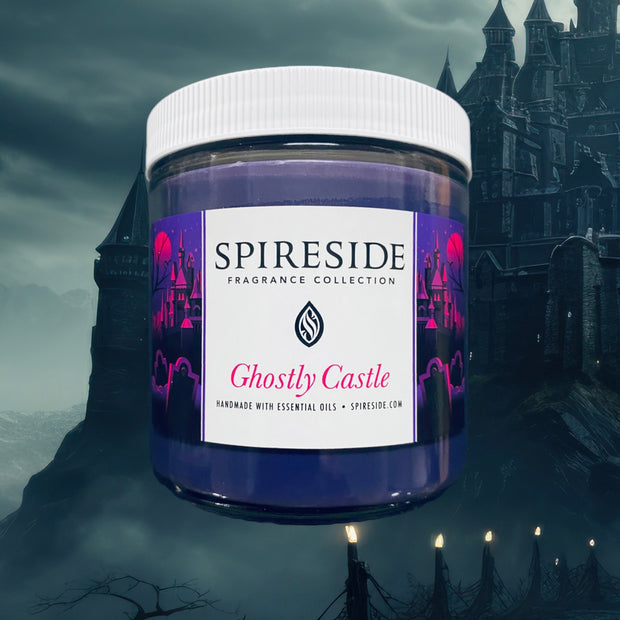 Ghostly Castle Candle