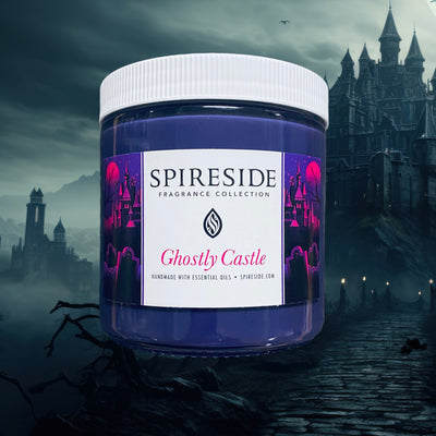 Ghostly Castle Candle