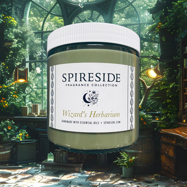 Wizard's Herbarium Candle