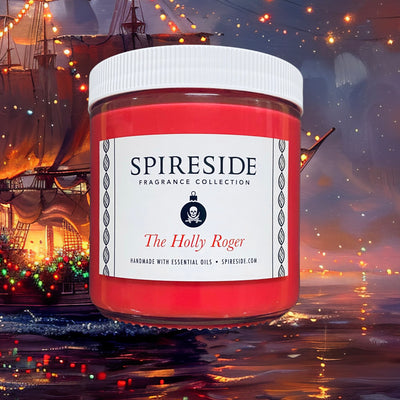 The Holly Roger Candle