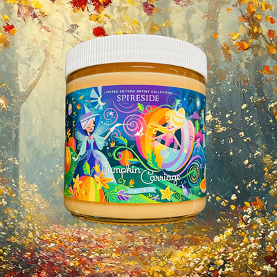 Pumpkin Carriage Candle