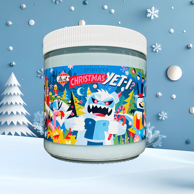 Is It Christmas Yeti? Candle