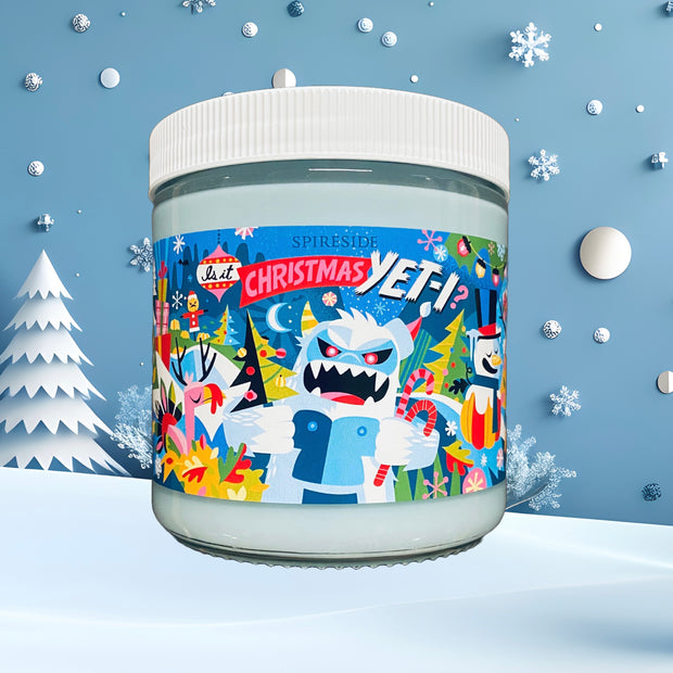 Is It Christmas Yeti? Candle